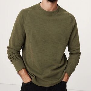 Banana Republic SLUB DOUBLE-KNIT CREW-NECK Shirt Men Size XXL EUC